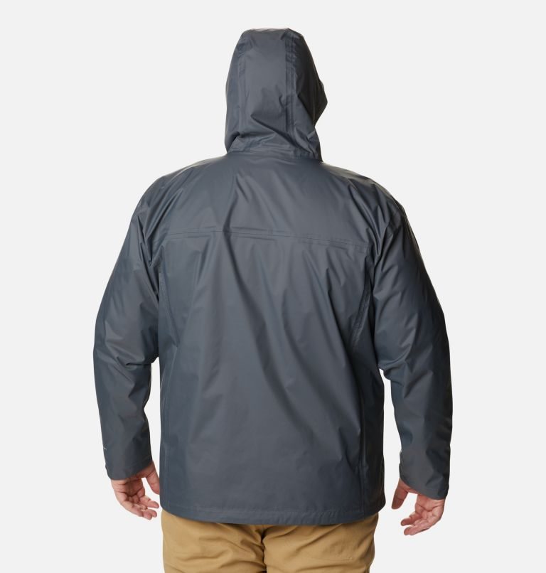 Men's Columbia Watertight II Rain Jackets Dark Grey | Plus Size CA-J5C4L